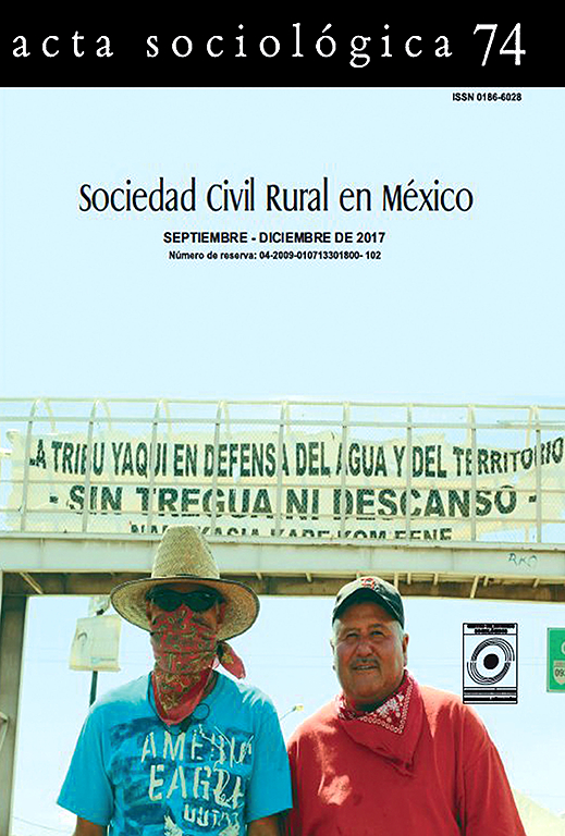 Go to journal home page - Acta Sociológica